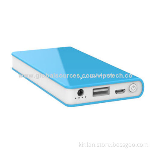 Power Bank with 6,000mAh True Capacity and 5V DC/2A Output, Used for iPhone/iPadNew